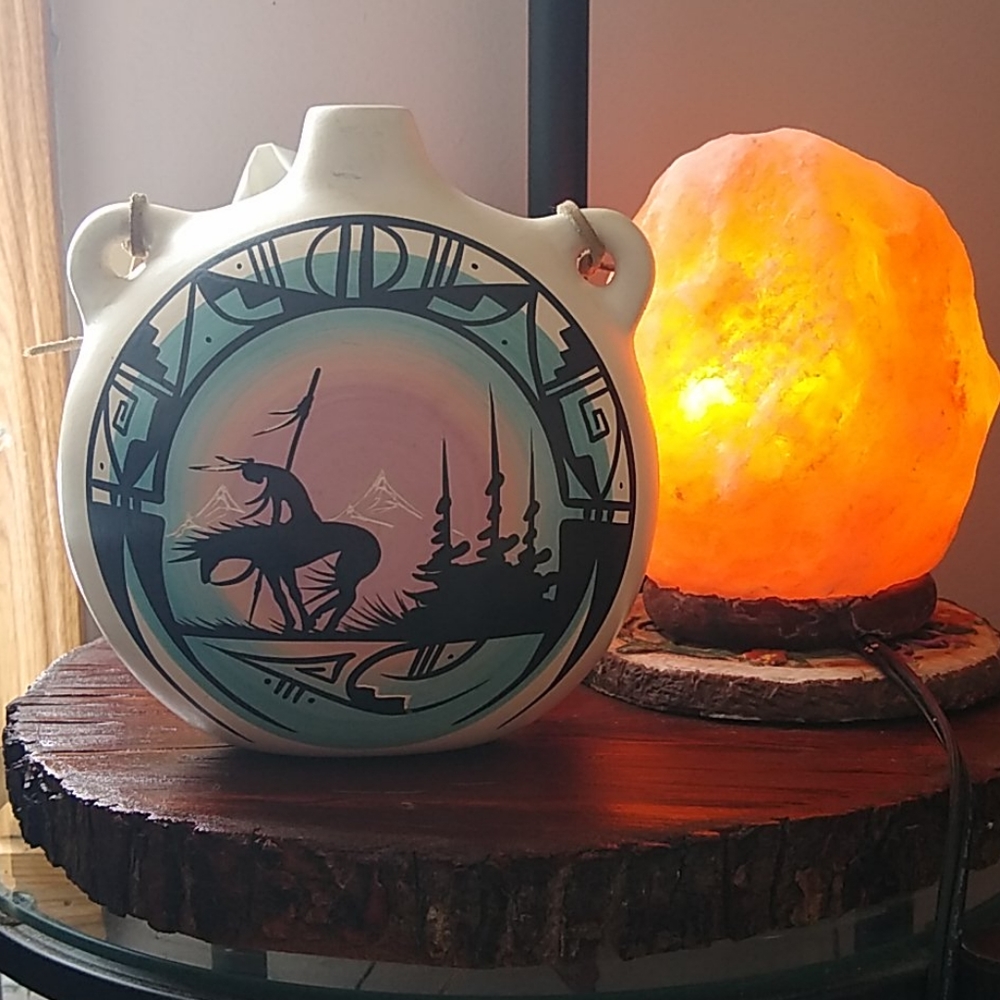 🏺Navajo Pottery Canteen Decor